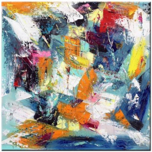 Abstracte olieverf schilderijen, goedkoopste van Nederland!