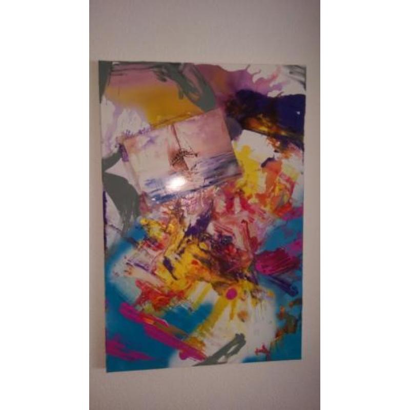 Schilderij in Schilderij abstract.