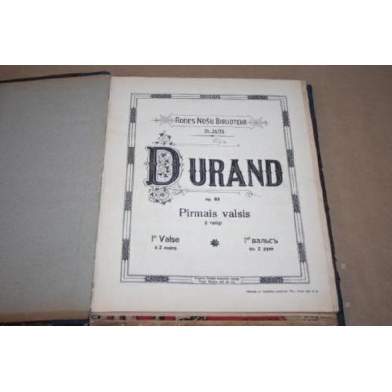 Prachtig album met bladmuziek (Jugendstil e.d.) - Ca 1920 !!