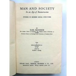 Karl Mannheim - Man and Society (Engelstalig)
