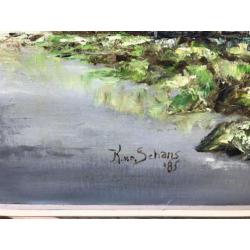 Mooi schilderij K v d Schans