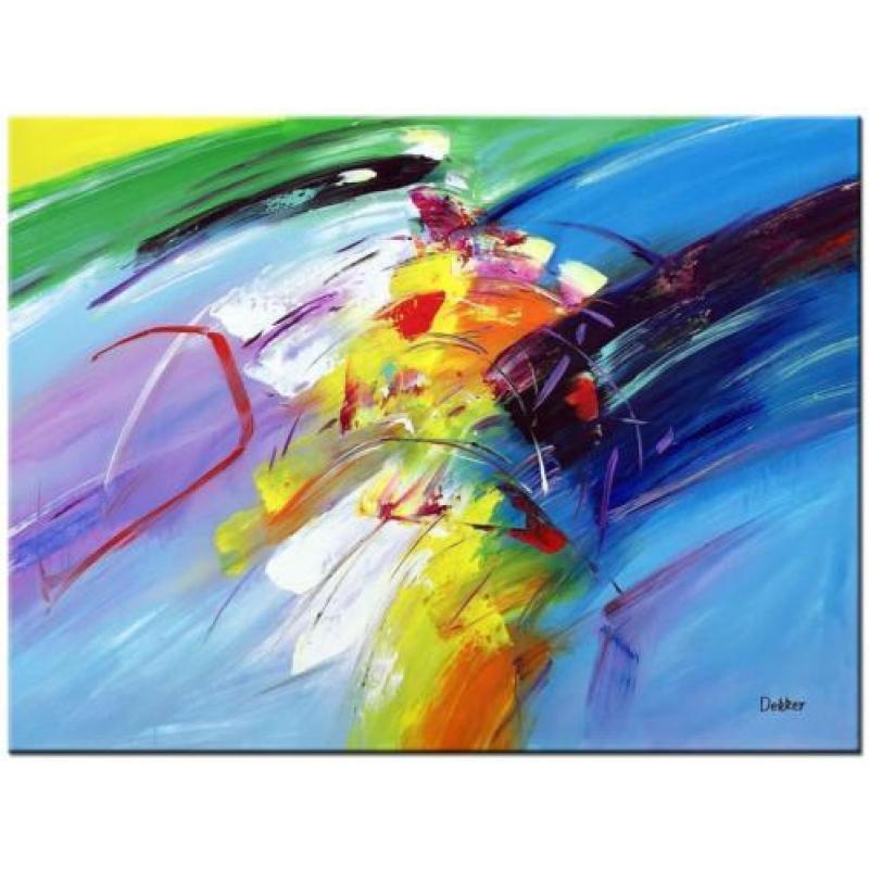 Abstracte olieverf schilderijen, goedkoopste van Nederland!