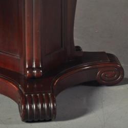 Antieke tafels / Grote art deco ovale eetkamertafel voor ...