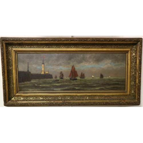 Romain Steppe, le port de Boulogne (1892)