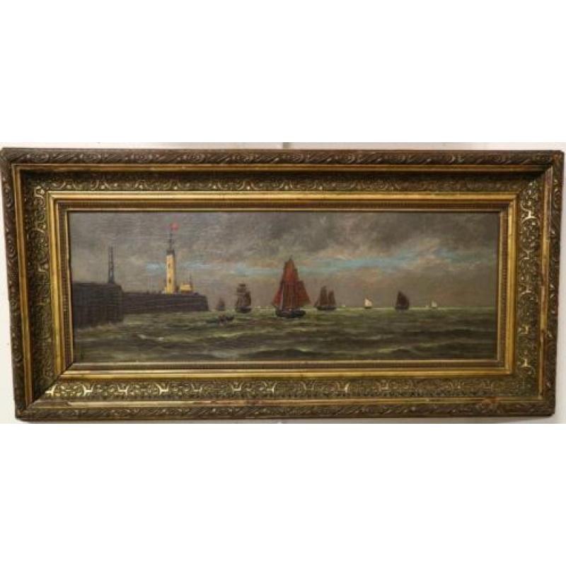 Romain Steppe, le port de Boulogne (1892)