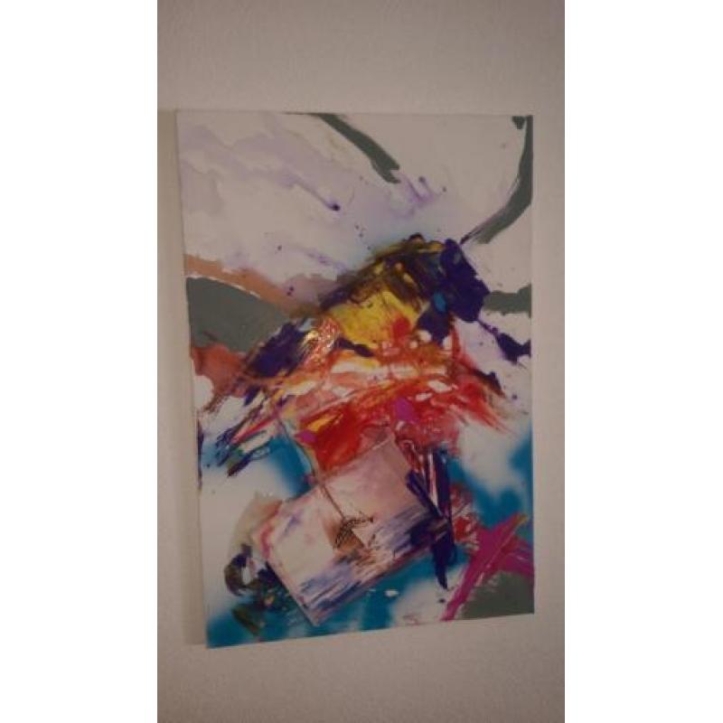 Schilderij in Schilderij abstract.