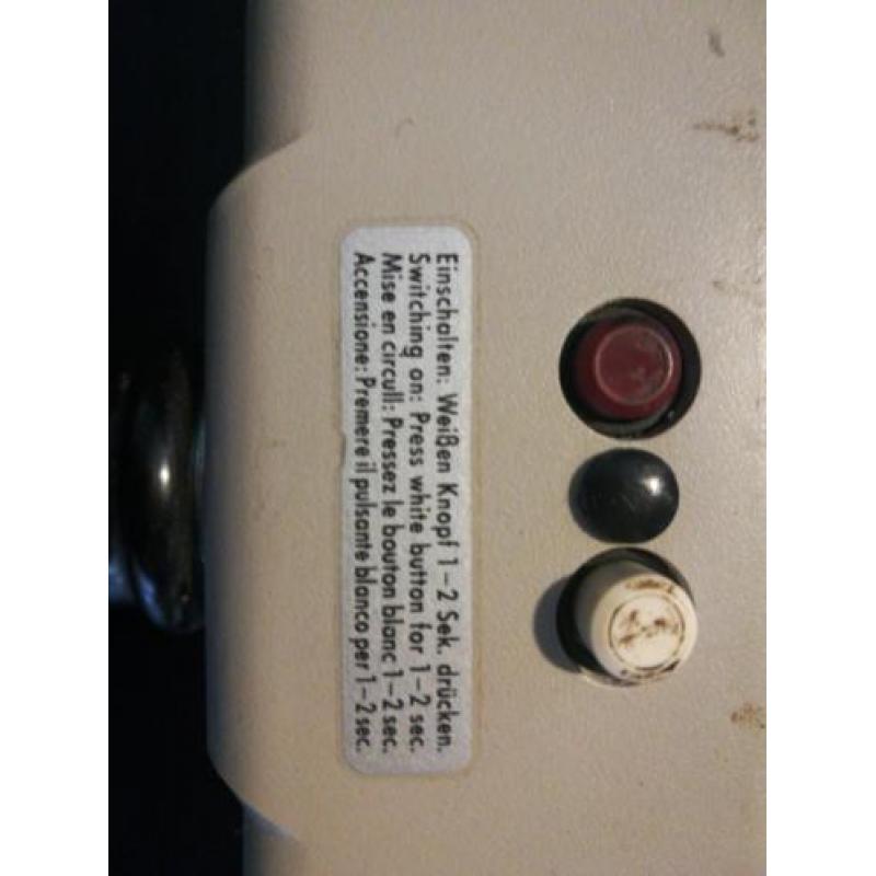 Schilderij controle lamp, kust, olieverf