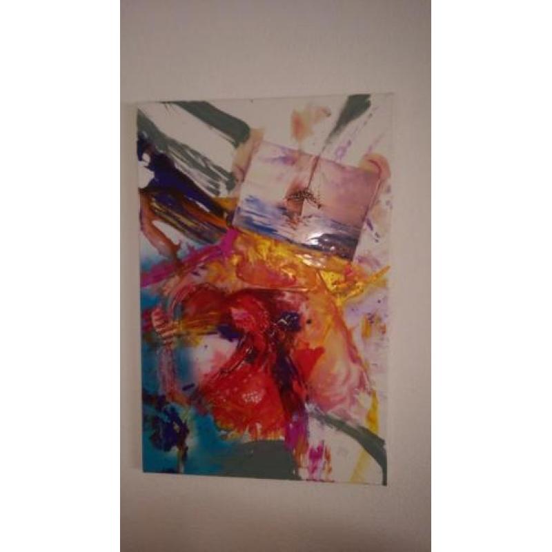 Schilderij in Schilderij abstract.