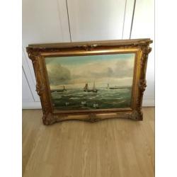 Groot Schilderij Gesigneerd (Zolderopruiming)