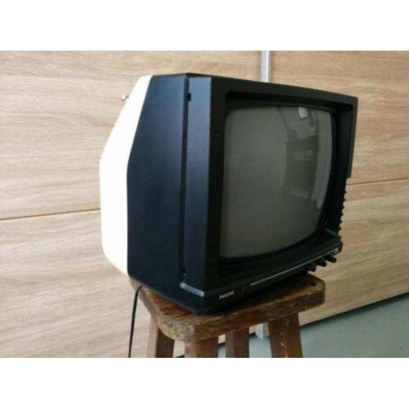 Philips Retro TV / Vintage Televisie, wit