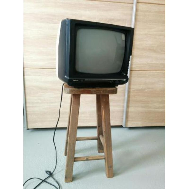 Philips Retro TV / Vintage Televisie, wit