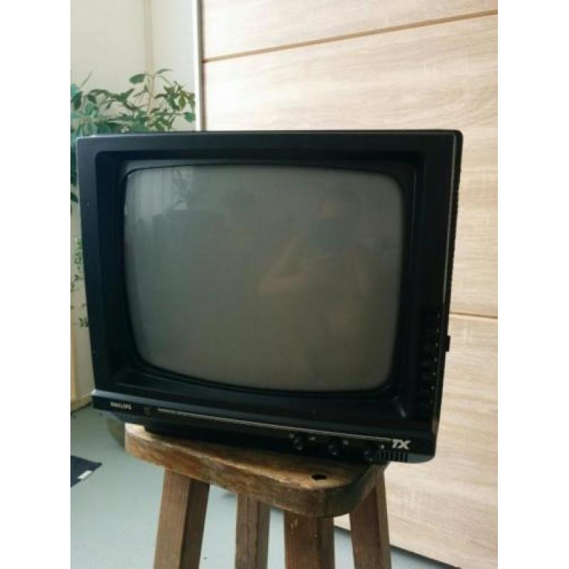 Philips Retro TV / Vintage Televisie, wit