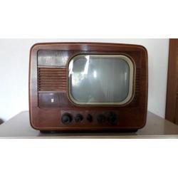 oude tv zwart/wit 1955