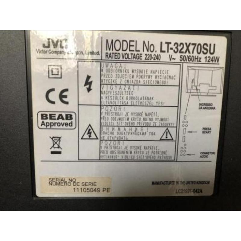 Jvc Flatscreen televisie 80cm