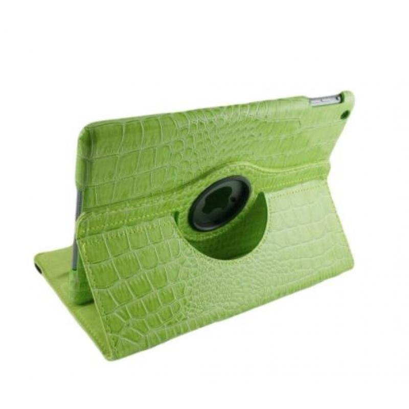 iPad 2 3 4 Krokodillen lederen hoes leer 360 graden