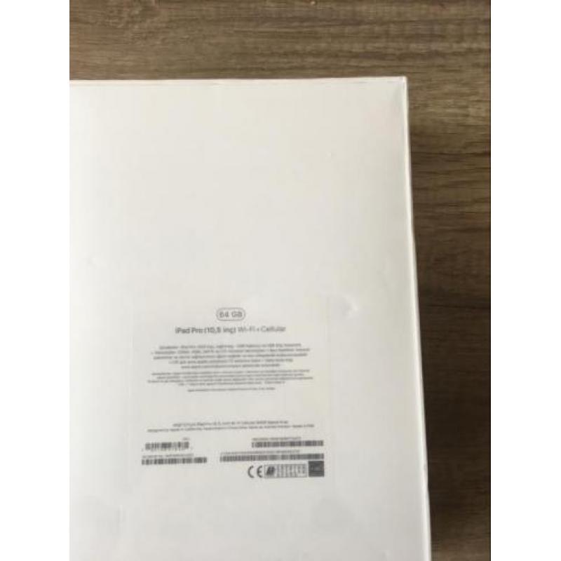 iPad Pro 64 GB 10,5 Wi-Fi + Cellular nieuw in doos.