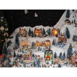 mooi groot kerstdorp