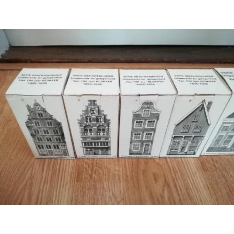 10 grachtenhuisjes nieuw in de verpakking van Blokker 100 ja