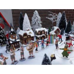 Kerstdorp compleet met trein