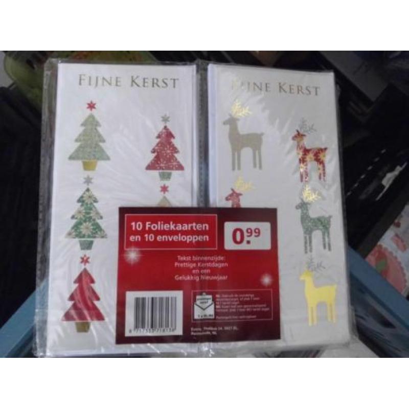 kerstkaarten 0,10 p.p. (nieuw)