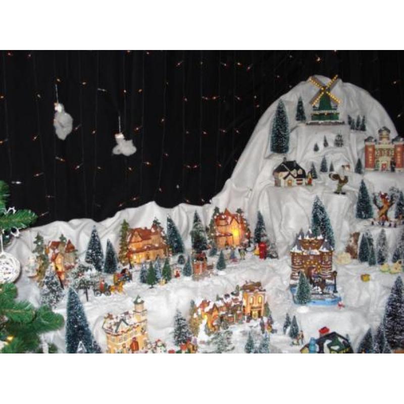 mooi groot kerstdorp