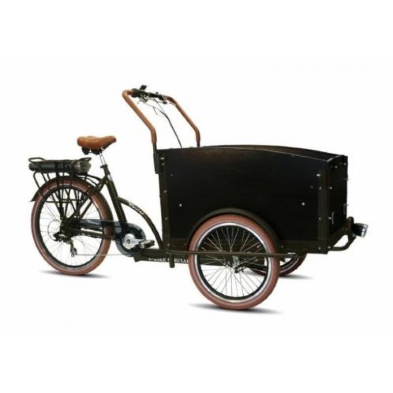 Troy elektrische bakfiets driewieler fiets e-bike