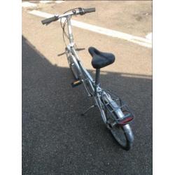 Vouwfiets met versnellingen
