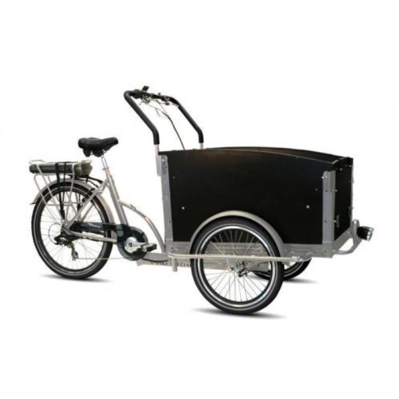 Troy elektrische bakfiets driewieler fiets e-bike