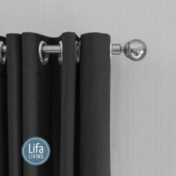 Lifa Living Gordijnen Grijs Ringen - 300 x 250 cm