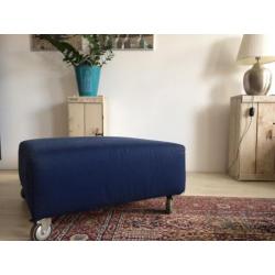Kobaltblauwe hocker / poef