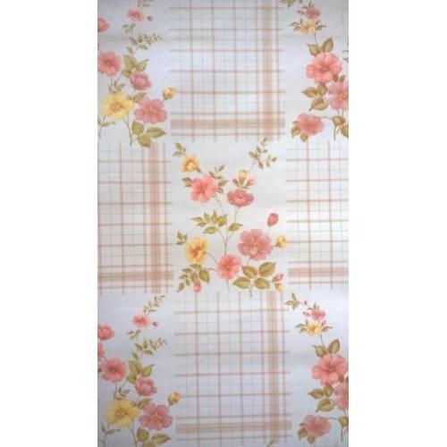 Retro vintage frans bloemen Behang 6 rollen op voorraad