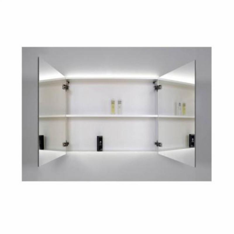 Spiegelkast Sanicare Qlassics Ambiance 90 cm 2 Deuren Hoo...