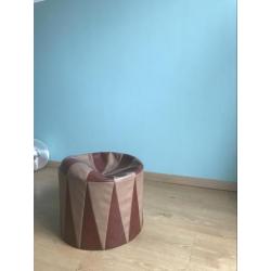 Vintage poef jaren 60