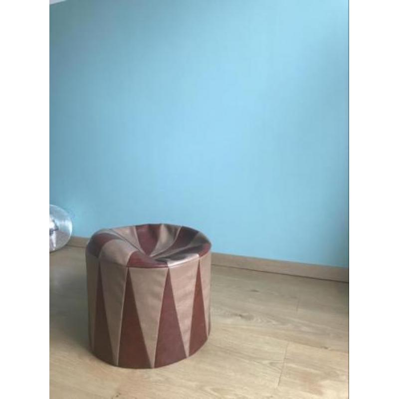 Vintage poef jaren 60