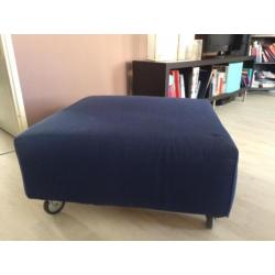 Kobaltblauwe hocker / poef