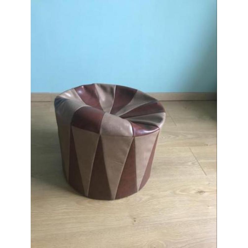 Vintage poef jaren 60