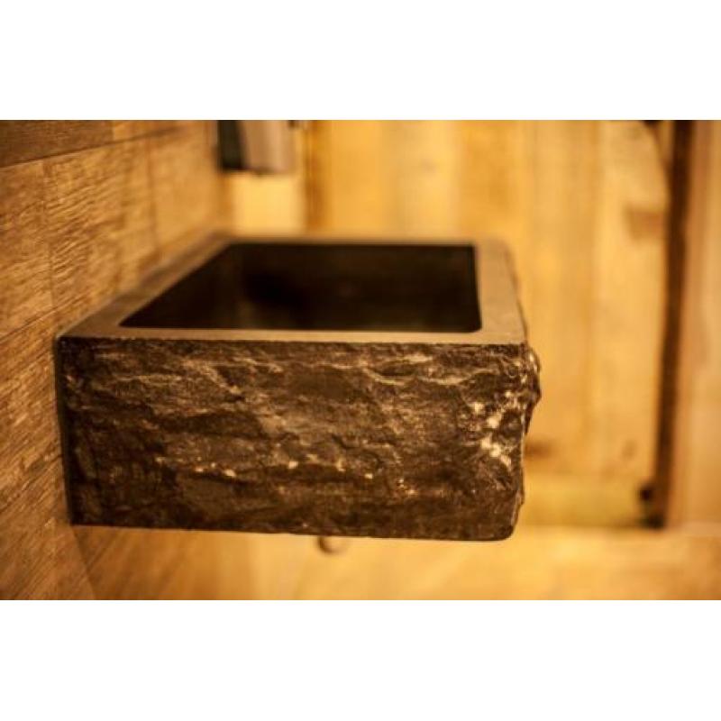 Wasbak hardsteen, natuursteen wastafels nu 10% korting!
