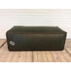 BePure poef ARMYGREEN / Be Pure hocker Rodeo serie in 3kl
