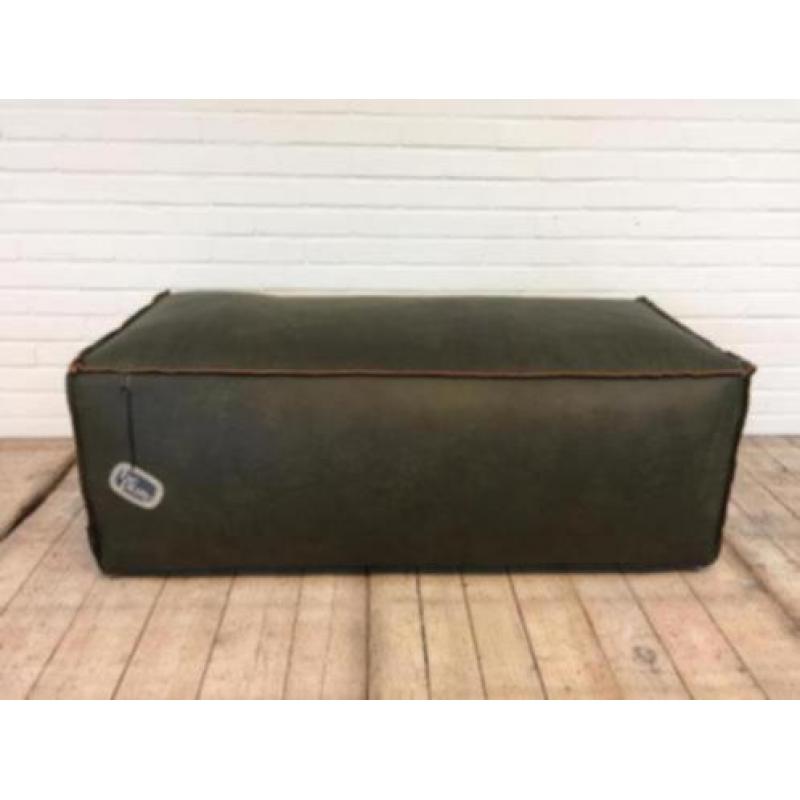 BePure poef ARMYGREEN / Be Pure hocker Rodeo serie in 3kl