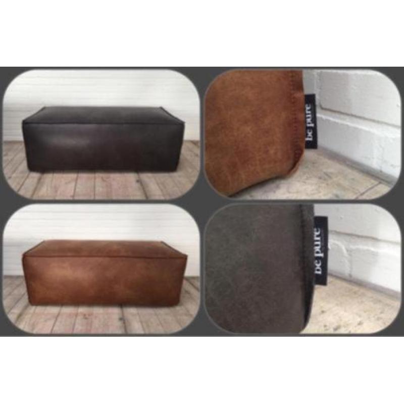 BePure poef ARMYGREEN / Be Pure hocker Rodeo serie in 3kl