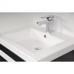 Saniclass Foggia badmeubelset 80cm 0 kraangaten black wood