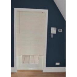 Houten jaloezieen 25mm brede lammelen 80x160cm NU €20