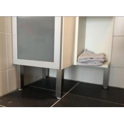 Badkamermeubel hoge kast Ikea Lillangen