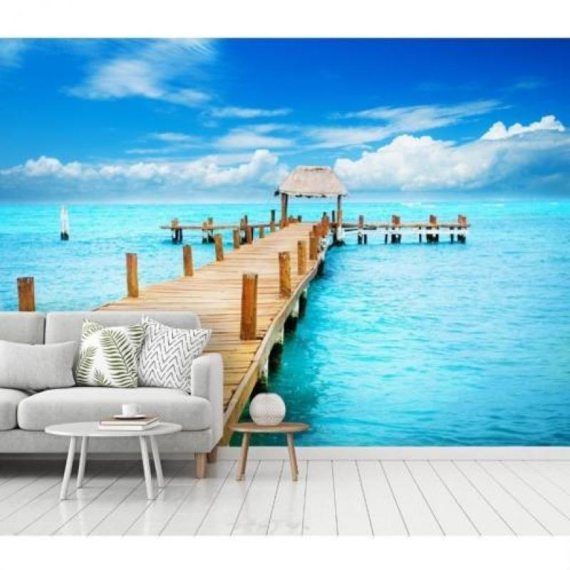 aanbieding fotobehang strandeiland