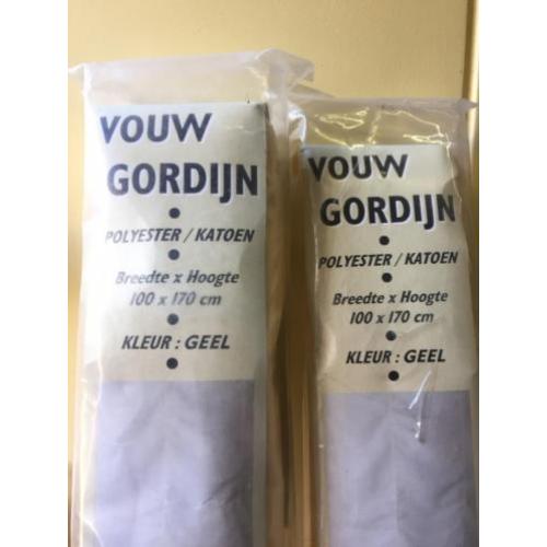 vouwgordijnen NIEUW!