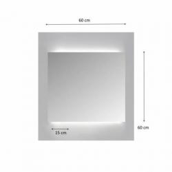 Spiegelkast Sanicare Qlassics Ambiance 60 cm 1 Deur Grey-...