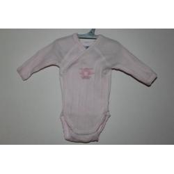 Nieuw roze rompertje van Petit Bateau maat 50 (4674)