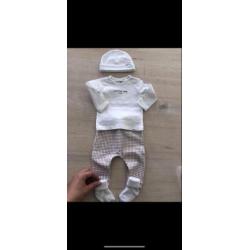 Noppies broek shirt en muts maat 50