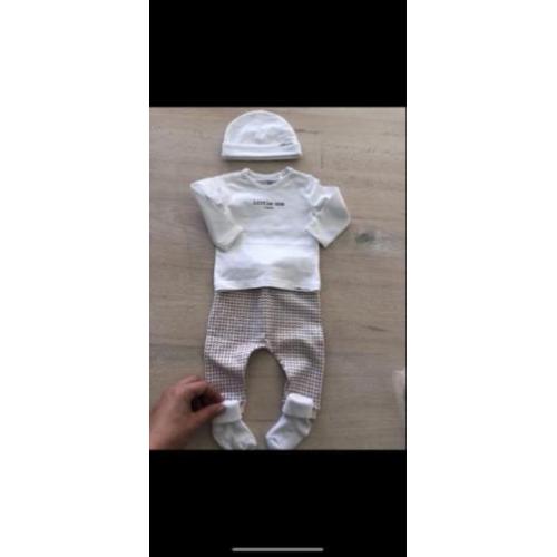 Noppies broek shirt en muts maat 50