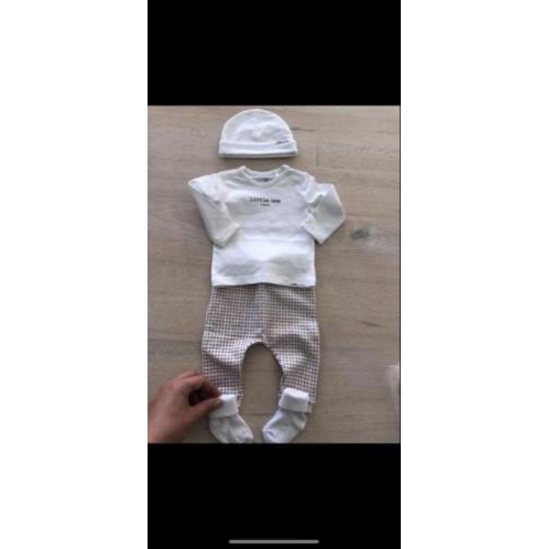 Noppies broek shirt en muts maat 50